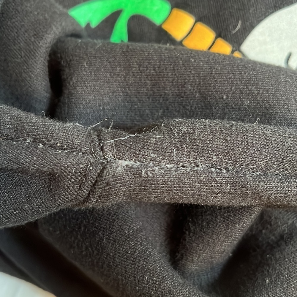 Barney Cools Black Skull Pullover Sweatshirt - image 8